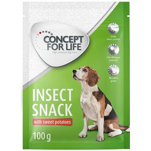 100 g Insect Snack met Zoete Aardappel Concept for Life Snacks Honden