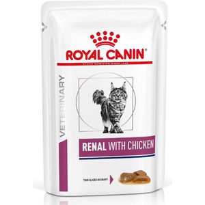 12x85g Feline Renal met Kip Royal Canin Veterinary Diet Kattenvoer
