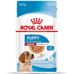 20x140g Medium Puppy Royal Canin Hondenvoer