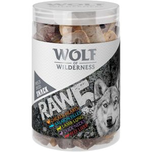 3x150g RAW 5 (Mix, gevriesdroogd) Wolf of Wilderness Hondensnacks