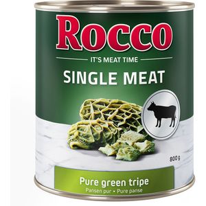 Voordeelpakket Rocco Single Meat 24 x 800 g - Pure Groene Pens