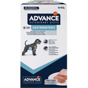 6/9  2 Gratis! Advance veterinary Diet - Gastroenteric 8 x 150 g