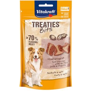 120g Treaties Bits Leverworst Vitakraft Hondensnacks