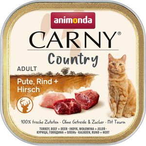 animonda Carny Country Adult 32 x 100 g Kattenvoer - Kalkoen, Rund & Hert