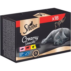 18x12g Creamy Sheba Kattensnacks