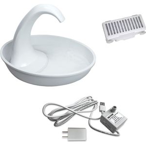 Drinkfontein Pioneer Pet Swan Fountain 2,36 l