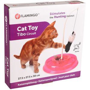 Flamingo kattenspeeltje Tibo