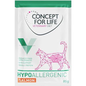 Concept for Life Veterinary Diet Hypoallergenic Zalm Kattenvoer - 12 x 85 g