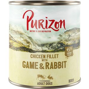 12x800g Purizon Hondenvoer - Diverse Smaken