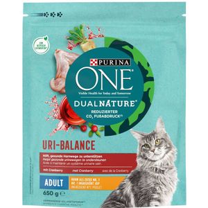 Purina One Dual Nature Adult met Kip & Cranberry Kattenvoer - 650 g