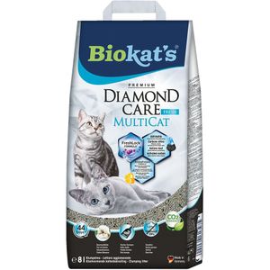 8L Diamond Care Multicat Fresh Biokat's Kattenbakvulling