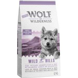 2x12kg Mix: Sunny Glade  Wild Hills Wolf of Wilderness Hondenvoer