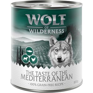 24x800g The Taste of The Mediterranean Wolf of Wilderness Hondenvoer