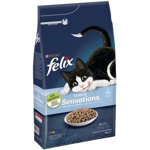 4 kg Felix Senior Sensations droog kattenvoer