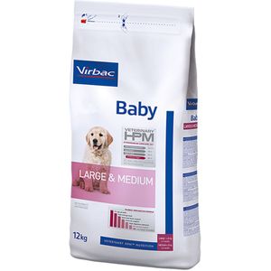 12kg Veterinary HPM Dog Baby Large & Medium Virbac Hondenvoer