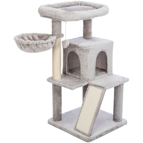 Trixie gala katten toren wit - grijs 73x41x105 cm - Krabpaal kopen | Lage  prijs | beslist.be