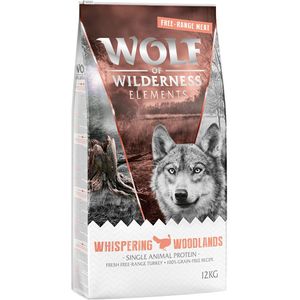 12kg Whispering Woodlands Scharrelkalkoen Wolf of Wilderness Hondenvoer droog