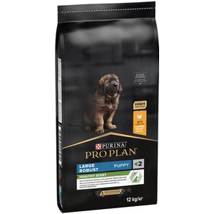 12kg Large Robust Puppy Optistart Kip & Rijst Pro Plan Hondenvoer