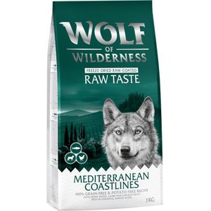 Speciale prijs: 2 x 1 kg Wolf of Wilderness Graanvrij Droogvoer voor Honden - The Taste Of The Mediterranean