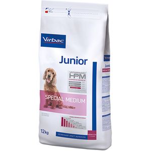 12kg Veterinary HPM Dog Junior Medium Virbac Hondenvoer