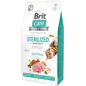 7kg Graanvrij Sterilized Urinary Health Brit Care Kattenvoer