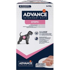6/9  2 Gratis! Advance veterinary Diet -  Atopic 8 x 150 g
