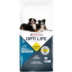 12,5kg Senior Medium & Maxi Opti Life Hondenvoer