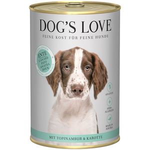 6x 400g Dog's Love Hypoallergeen Eendenvoer Nat