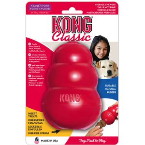 Maat XL KONG Classic Rood ca. 13cm Hondenspeelgoed