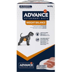 6/9  2 Gratis! Advance veterinary Diet -  Weight Balance 8 x 150 g