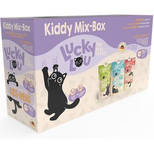 12x125g Lucky Lou Lifestage Kitten Mix I Nat Kattenvoer