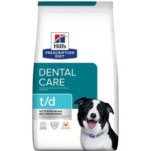 10kg Canine T/D Dental Care met Kip Hill's Prescription Diet Hondenvoer
