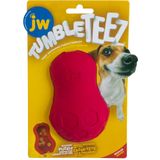 JW Tumble Teez Treat Toy Maat M, rood Hond