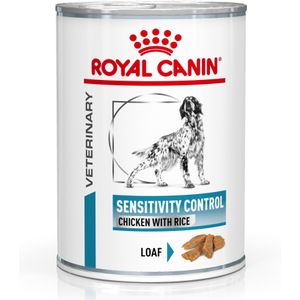 24 x 410 g Control Kip & Rijst Royal Canin Veterinary Sensitivity Hondenvoer