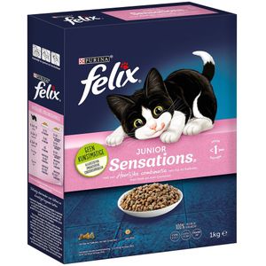 1kg Felix Junior Sensations Kat droogvoer
