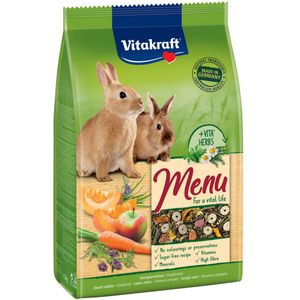 5kg Vitakraft Menu Vitaal Dwergkonijn Konijnenvoer