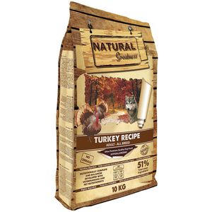 10kg Natural Greatness Kalkoen Hondenvoer droog