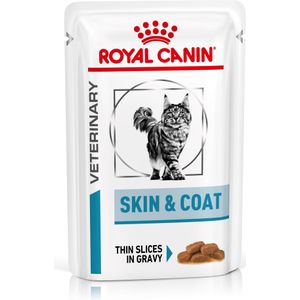 12x85g Skin & Coat Royal Canin Veterinary Kattenvoer