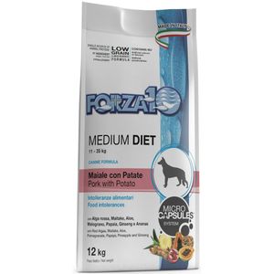 12kg Forza 10 Medium Dieet Graanarm met Varkensvlees Droog Hondenvoer