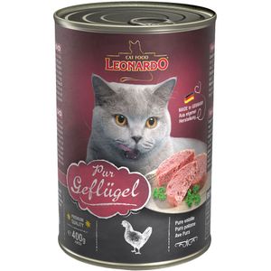 6x400g All Meat Gevogelte Puur Leonardo Kattenvoer