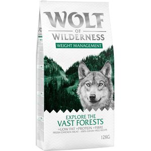 2x12kg Weight Management Wolf of Wilderness Hondenvoer