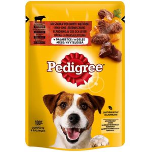 Maaltijdzakjes in Gelei Pedigree Hondenvoer