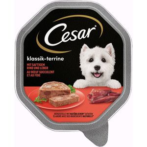 14x150g Klassieker Rund en Lever Cesar Hondenvoer Multipack