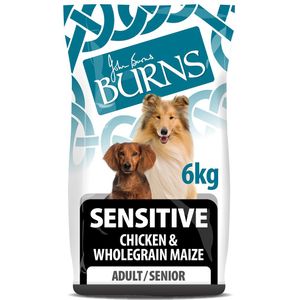 Burns Adult & Senior Sensitive - Kip & Volkoren Maïs - 6kg