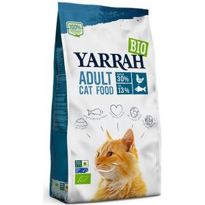 2,4kg Yarrah Bio met Vis Kattenvoer droog