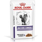 12x85g Royal Canin Veterinary Feline Mature Consult Kattenvoer nat