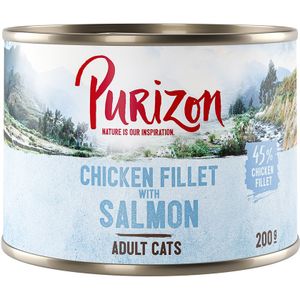 Probeer nu: Purizon - graanvrij - Adult Kipfilet met Zalm - 1 x 200 g Natvoer