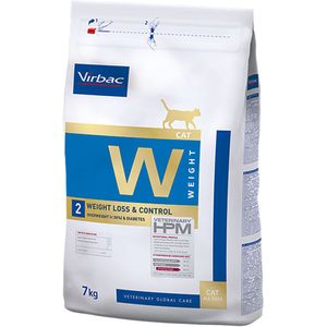 7kg Veterinary HPM Cat Weight Loss and Control W2 Virbac Kattenvoer