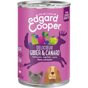 400g Edgard & Cooper Adult graanvrij wild, eend - Paté voor honden