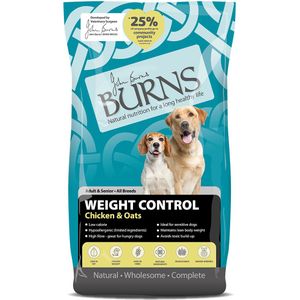 12kg Adult/Senior Weight Control  Kip & Haver Burns Hondenvoer